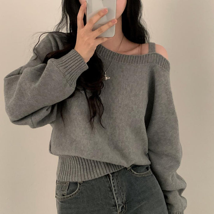 Kvinnors Oversized Stickad Tröja Mirla-Eva Jonsson