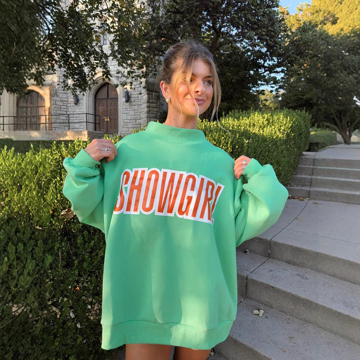 Kvinnors Oversized Sweatshirt med Kreativ Grafisk Tryck Mirla-Eva Jonsson