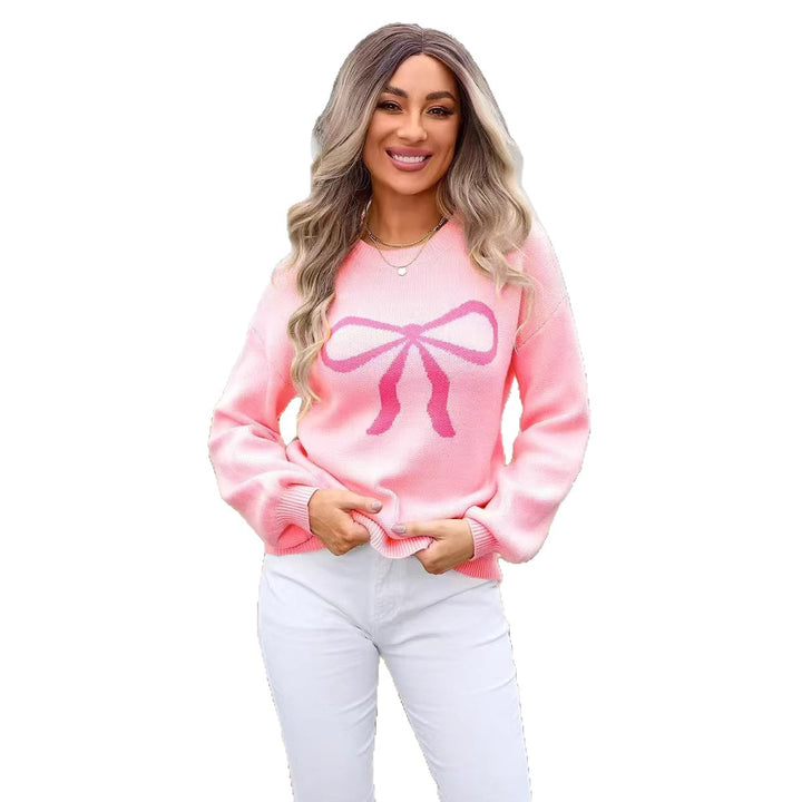 Kvinnors Oversized Tröja med Lekfullt Bådmotiv Mirla-Eva Jonsson