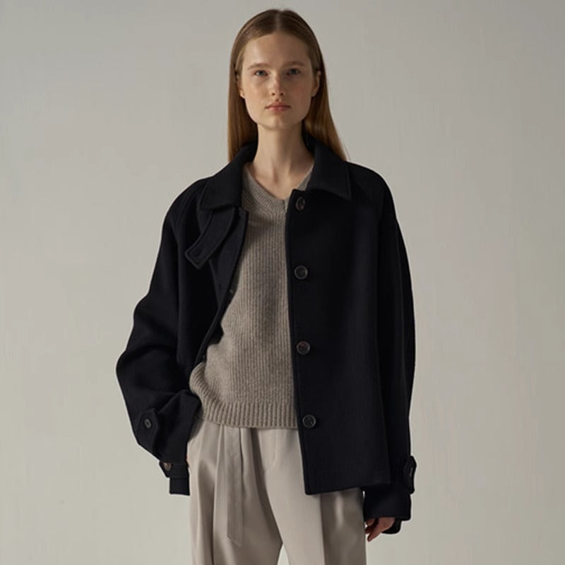 Kvinnors Oversized Ulljacka Mirla-Eva Jonsson