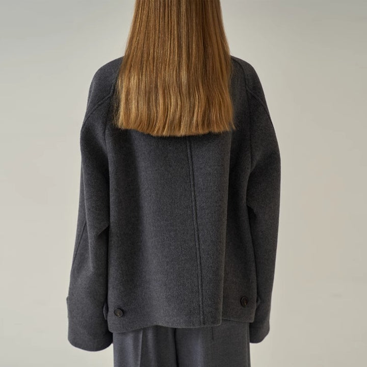 Kvinnors Oversized Ulljacka Mirla-Eva Jonsson