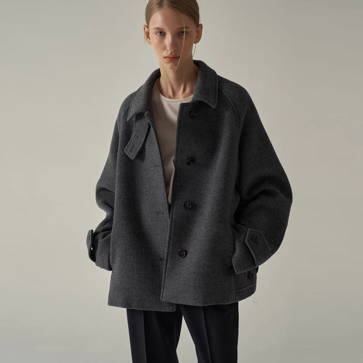 Kvinnors Oversized Ulljacka Mirla-Eva Jonsson