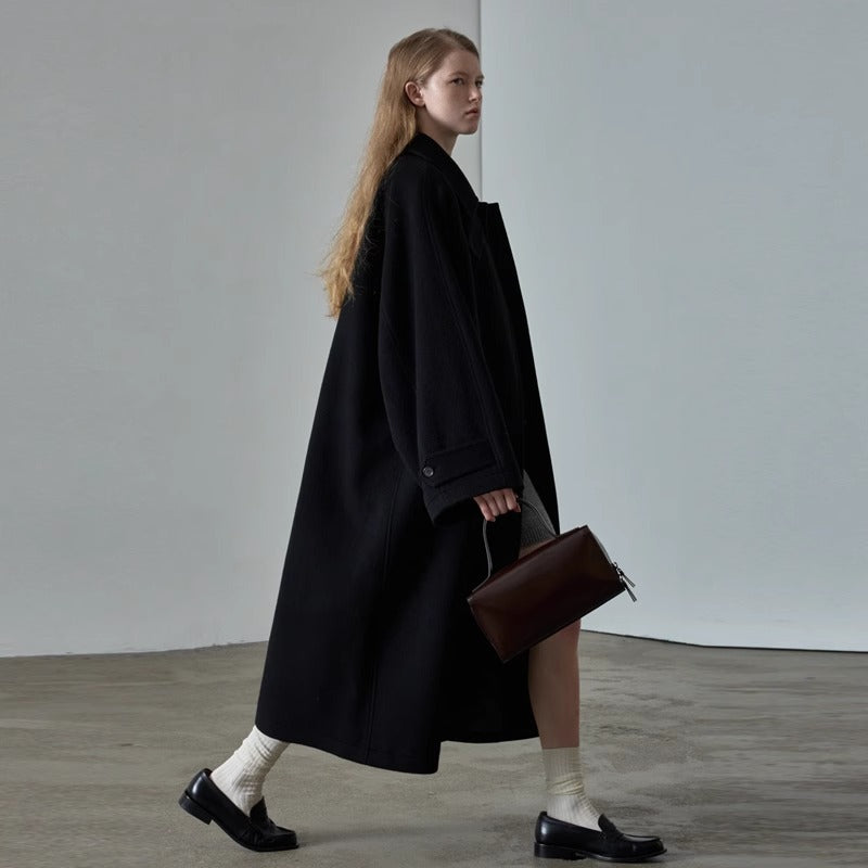 Kvinnors Oversized Ullkappa Mirla-Eva Jonsson