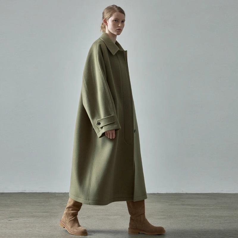 Kvinnors Oversized Ullkappa Mirla-Eva Jonsson