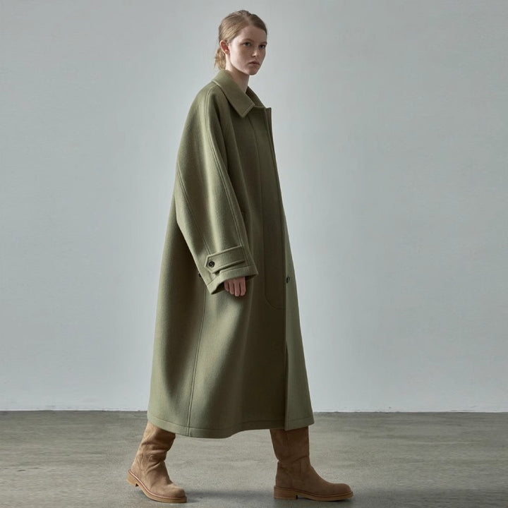 Kvinnors Oversized Ullkappa Mirla-Eva Jonsson
