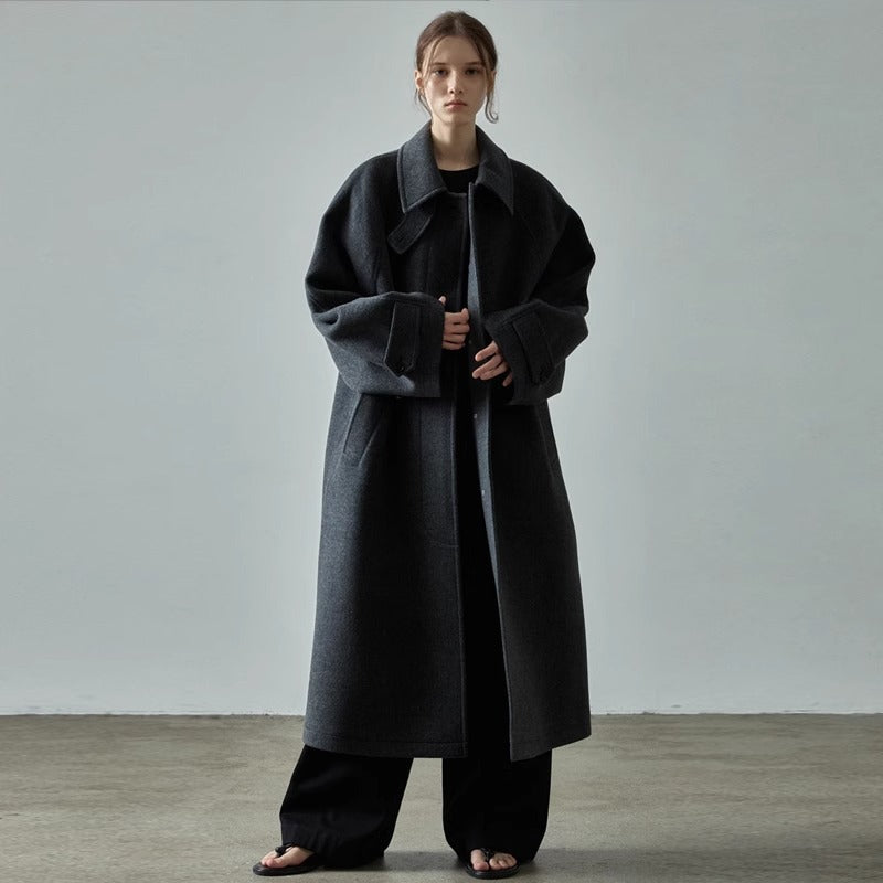 Kvinnors Oversized Ullkappa Mirla-Eva Jonsson
