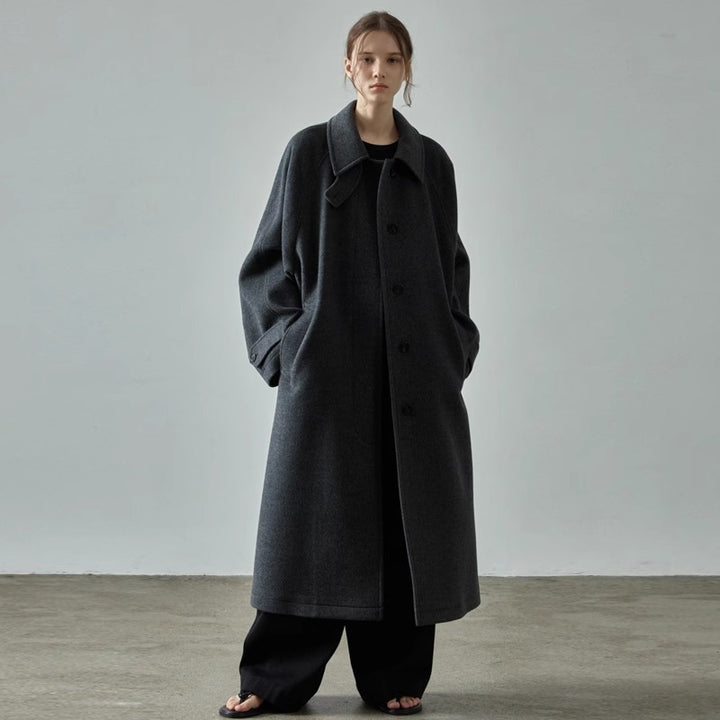 Kvinnors Oversized Ullkappa Mirla-Eva Jonsson