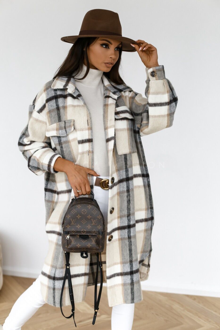 Kvinnors Plus Size Randigjacka Mirla-Eva Jonsson