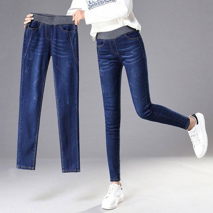 Kvinnors Slim Jeans med Hög Komfort Midjeband Mirla-Eva Jonsson
