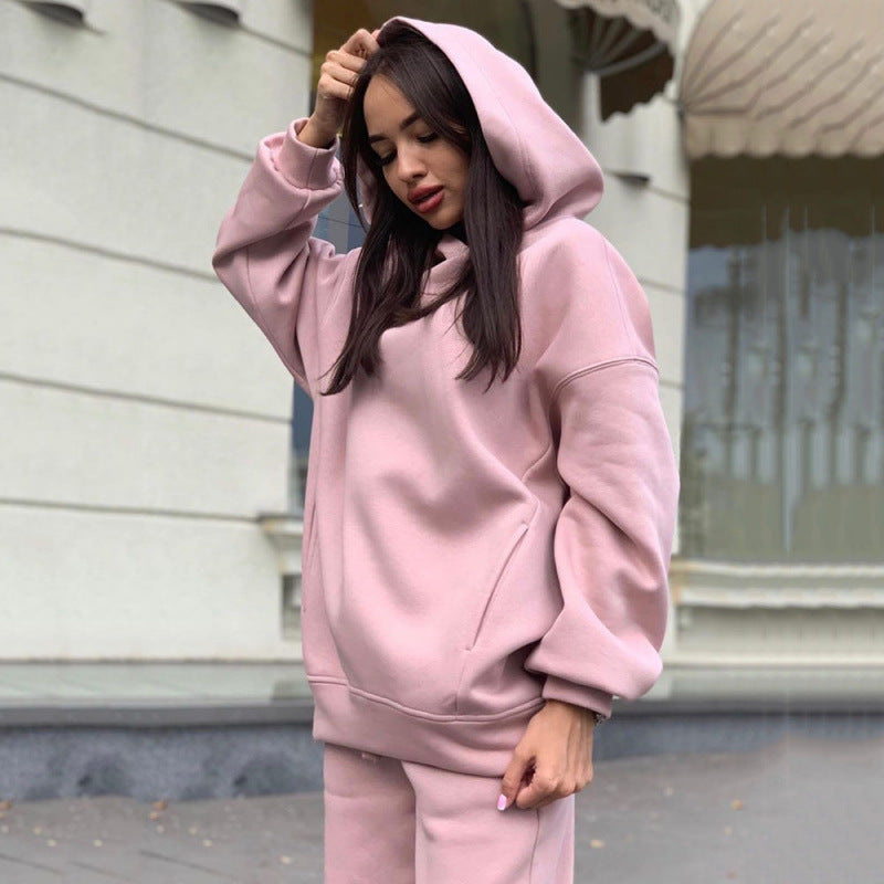 Kvinnors Sportig Hoodie och Joggingbyxor Set Mirla-Eva Jonsson