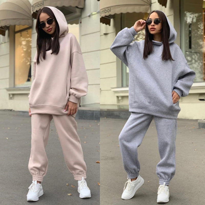 Kvinnors Sportig Hoodie och Joggingbyxor Set Mirla-Eva Jonsson