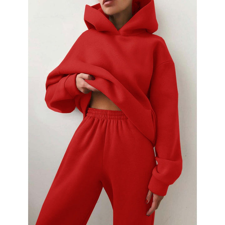 Kvinnors Sportig Hoodie och Joggingbyxor Set Mirla-Eva Jonsson