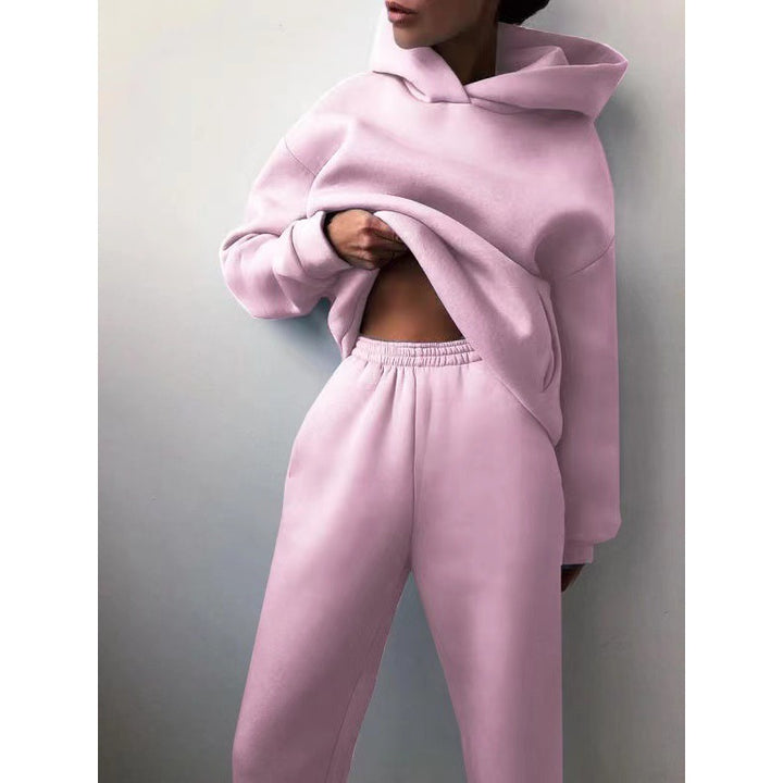 Kvinnors Sportig Hoodie och Joggingbyxor Set Mirla-Eva Jonsson