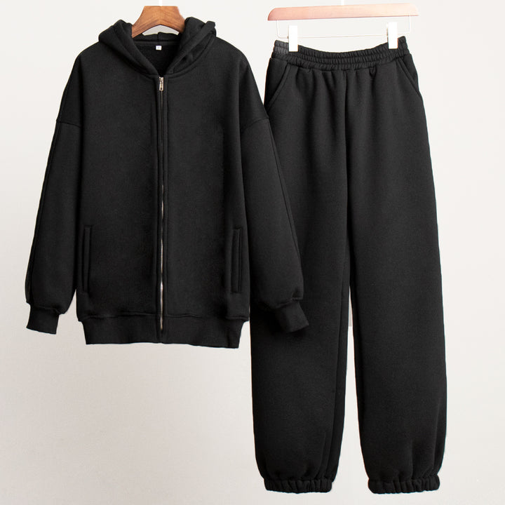 Kvinnors Sportig Hoodie och Joggingbyxor Set Mirla-Eva Jonsson