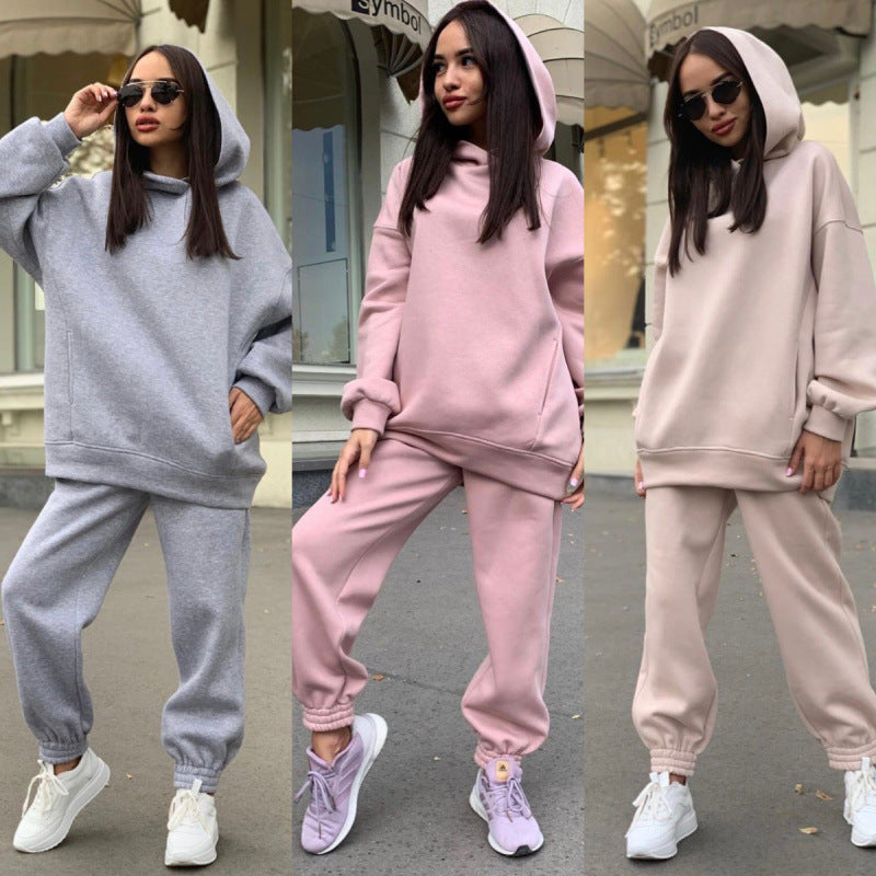 Kvinnors Sportig Hoodie och Joggingbyxor Set Mirla-Eva Jonsson
