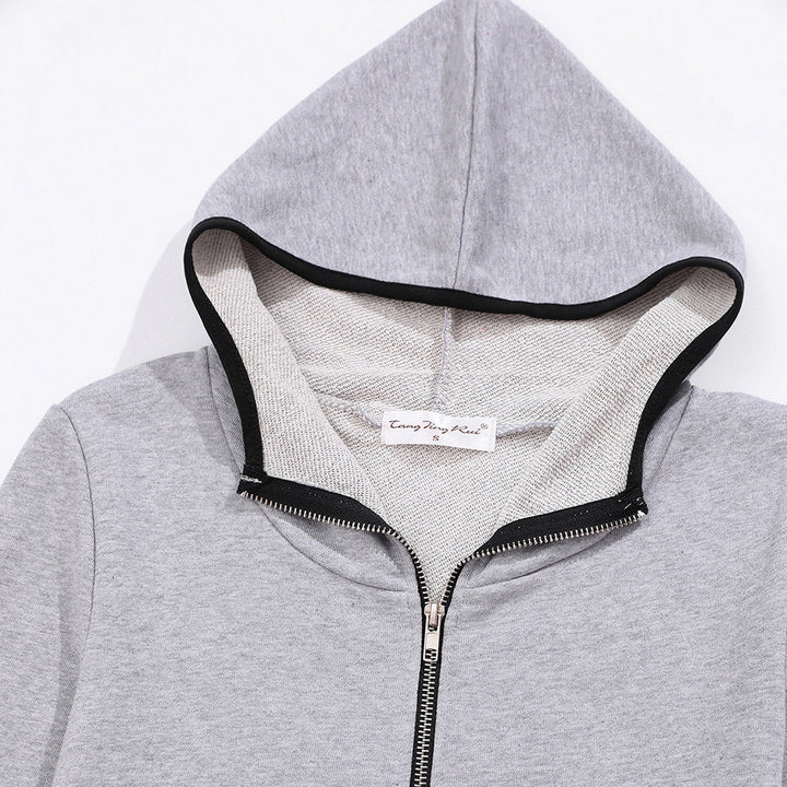Kvinnors Sporty Zip Hoodie Jacka Mirla-Eva Jonsson