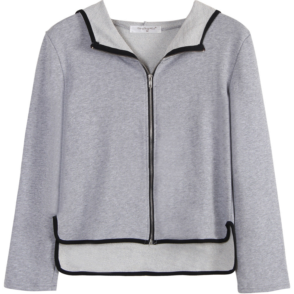 Kvinnors Sporty Zip Hoodie Jacka Mirla-Eva Jonsson