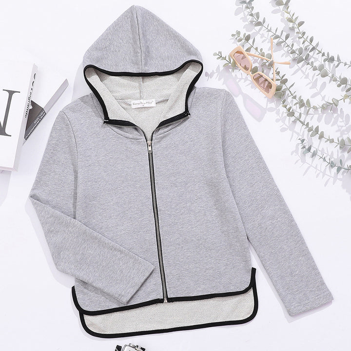 Kvinnors Sporty Zip Hoodie Jacka Mirla-Eva Jonsson