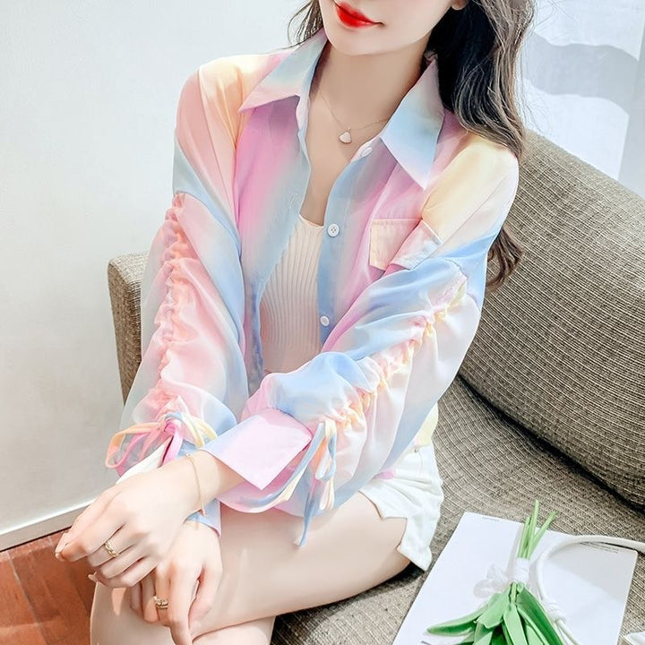 Kvinnors Transparent Blus med Innovativa Detaljer Mirla-Eva Jonsson