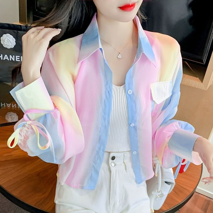 Kvinnors Transparent Blus med Innovativa Detaljer Mirla-Eva Jonsson