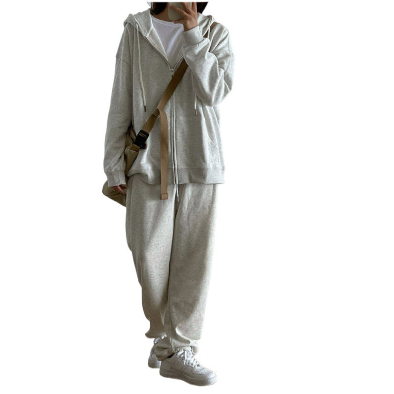 Kvinnors Urban Lounge Set med Hoodie och Vida Joggingbyxor Mirla-Eva Jonsson