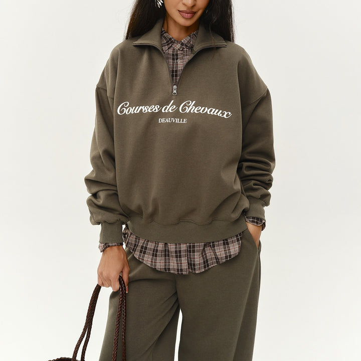 Kvinnors Urban Sweatshirt med Hög Krage Mirla-Eva Jonsson