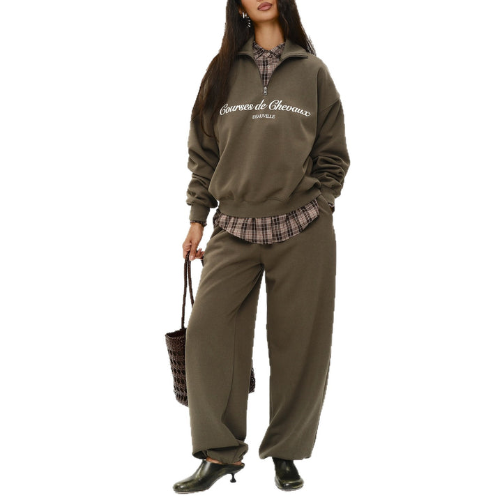 Kvinnors Urban Sweatshirt med Hög Krage Mirla-Eva Jonsson