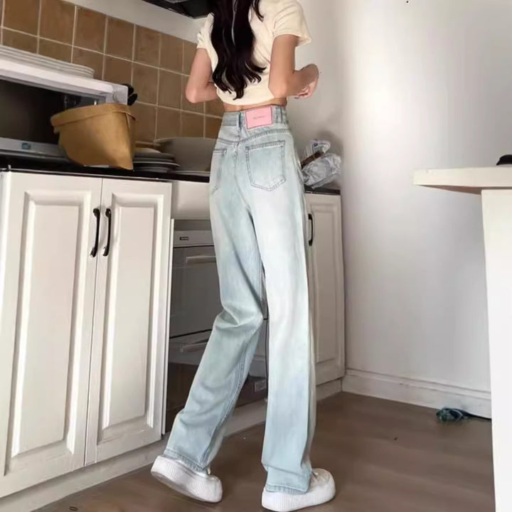 Kvinnors Vida Högmidjade Jeans med Bekväm Passform Mirla-Eva Jonsson