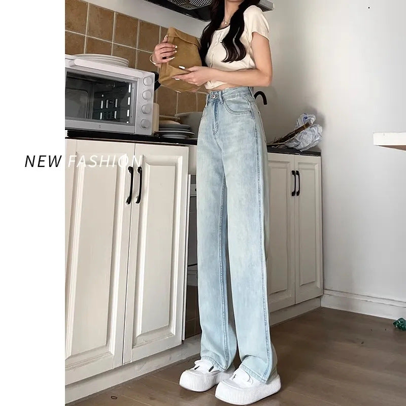 Kvinnors Vida Högmidjade Jeans med Bekväm Passform Mirla-Eva Jonsson