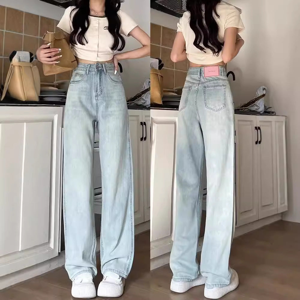 Kvinnors Vida Högmidjade Jeans med Bekväm Passform Mirla-Eva Jonsson