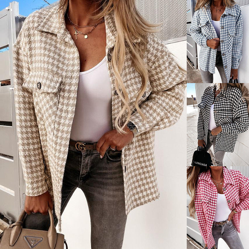 Kvinnors arbetsjacka med två bröstfickor och strukturerad design Mirla-Eva Jonsson