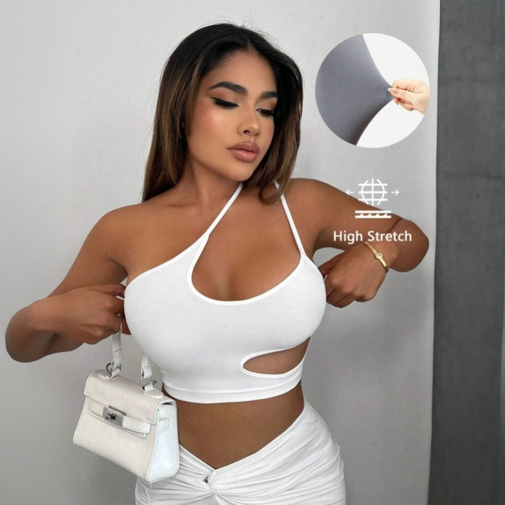 Kvinnors ärmlös Cut-Out Topp Mirla-Eva Jonsson