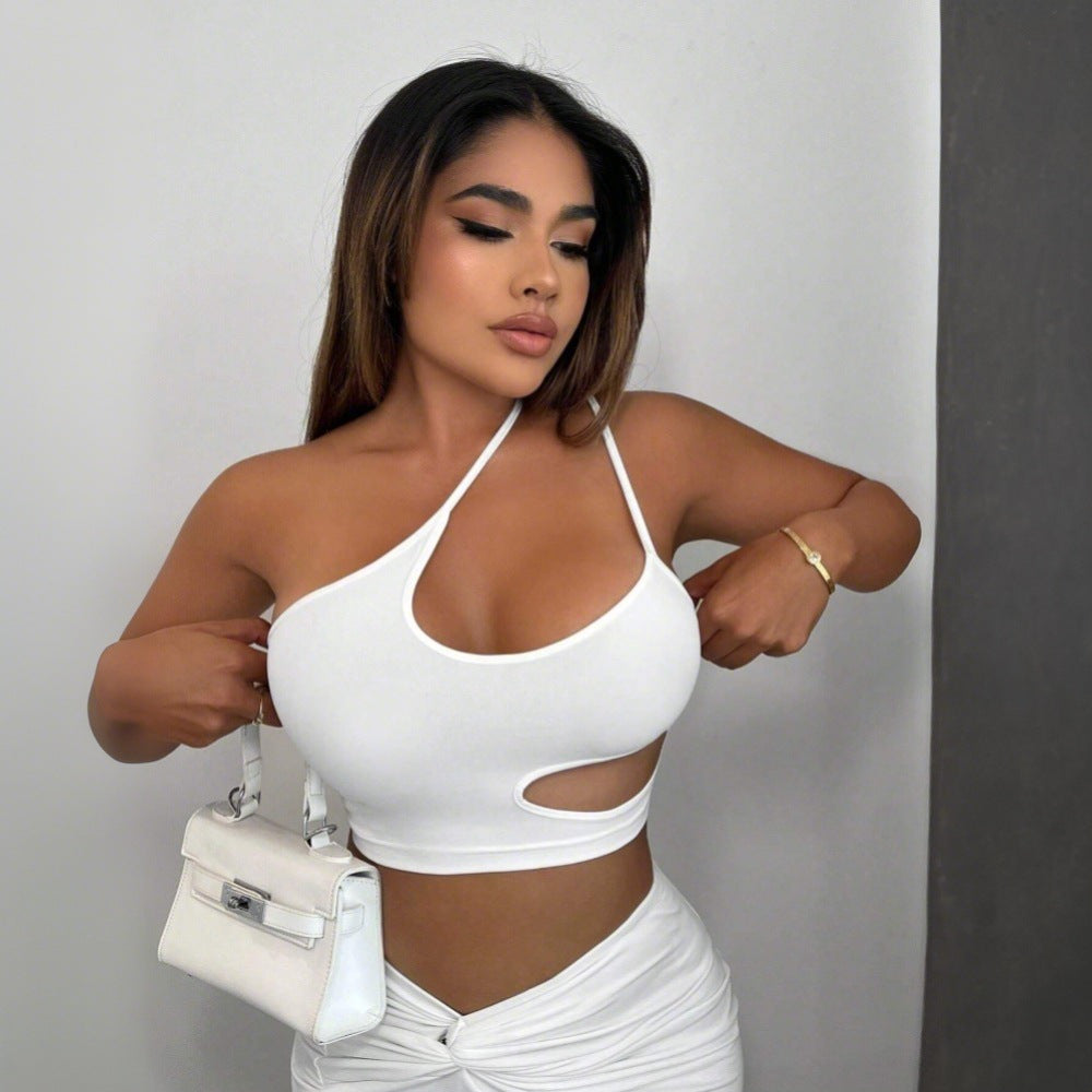 Kvinnors ärmlös Cut-Out Topp Mirla-Eva Jonsson