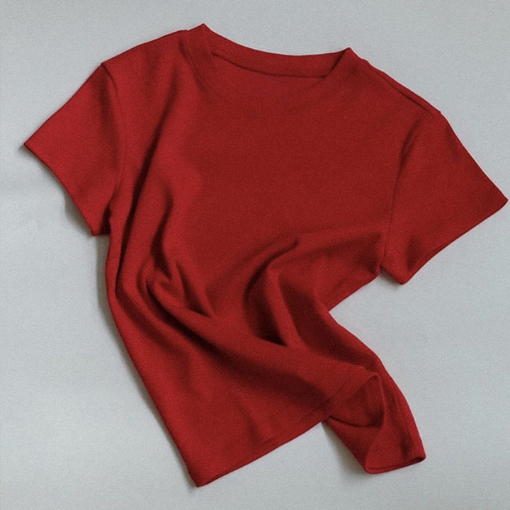 Kvinnors avslappnad T-shirt med modern skärning Mirla-Eva Jonsson