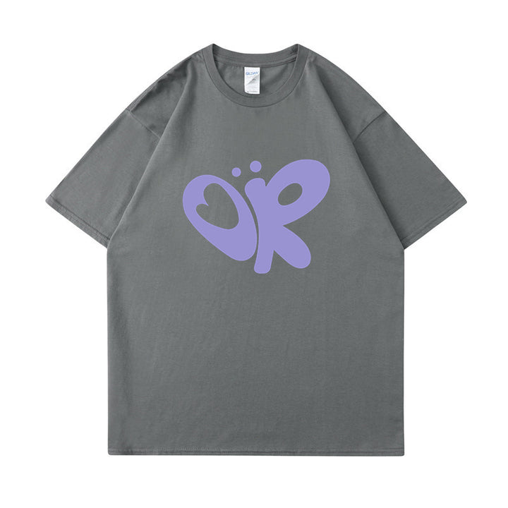 Kvinnors avslappnad T-shirt med unik grafisk tryck Mirla-Eva Jonsson