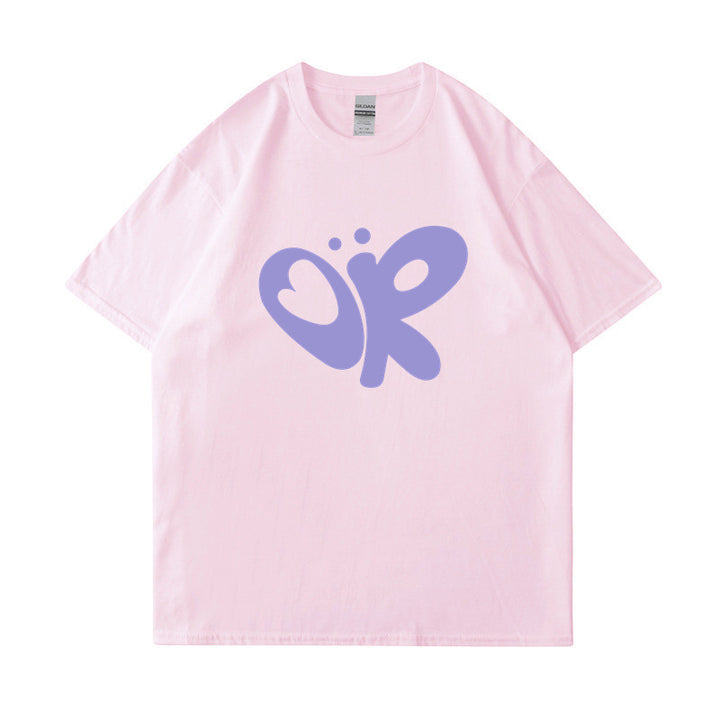 Kvinnors avslappnad T-shirt med unik grafisk tryck Mirla-Eva Jonsson