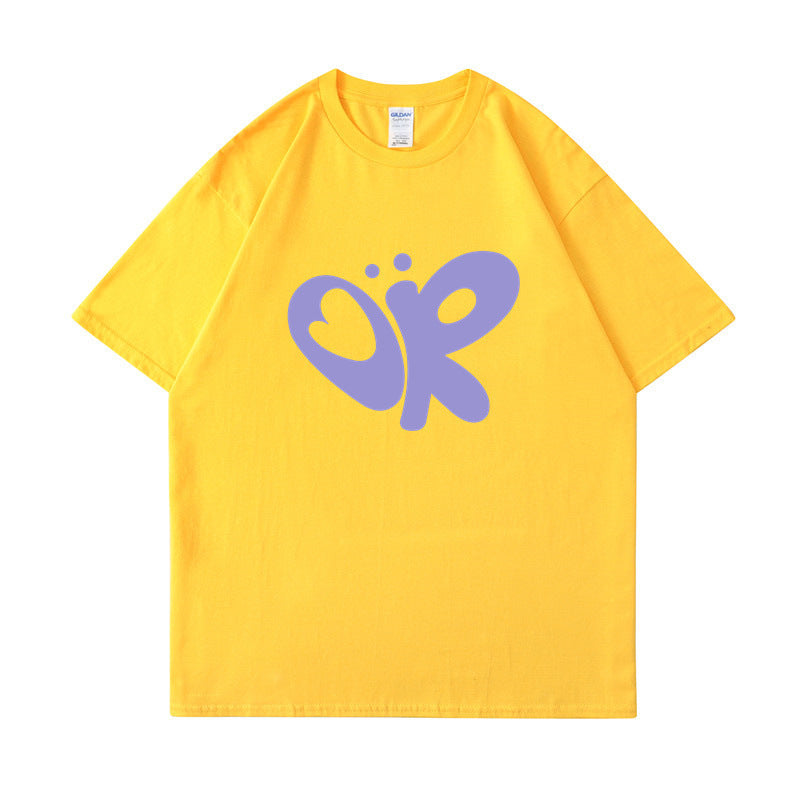 Kvinnors avslappnad T-shirt med unik grafisk tryck Mirla-Eva Jonsson