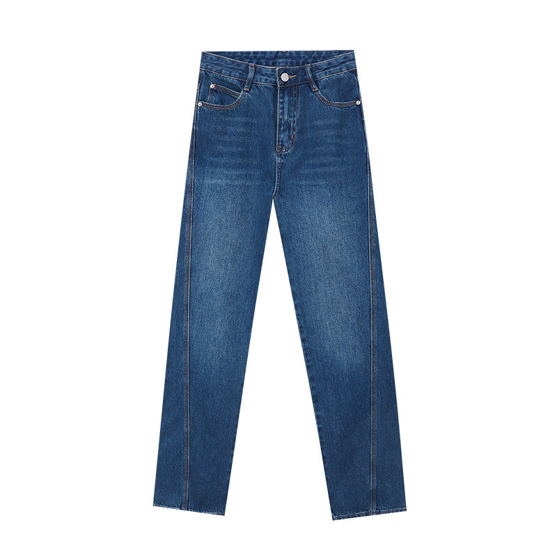 Kvinnors avslappnad denimskjorta med storlek plus-cut Mirla-Eva Jonsson
