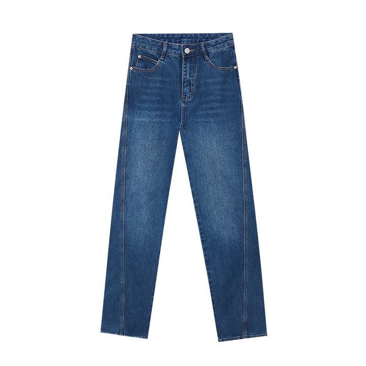 Kvinnors avslappnad denimskjorta med storlek plus-cut Mirla-Eva Jonsson