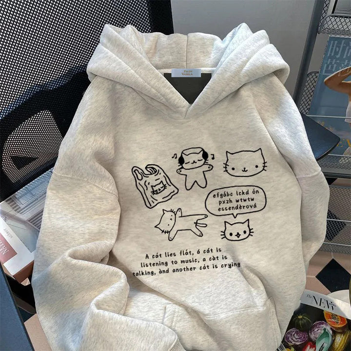 Kvinnors avslappnad hoodie Mirla-Eva Jonsson
