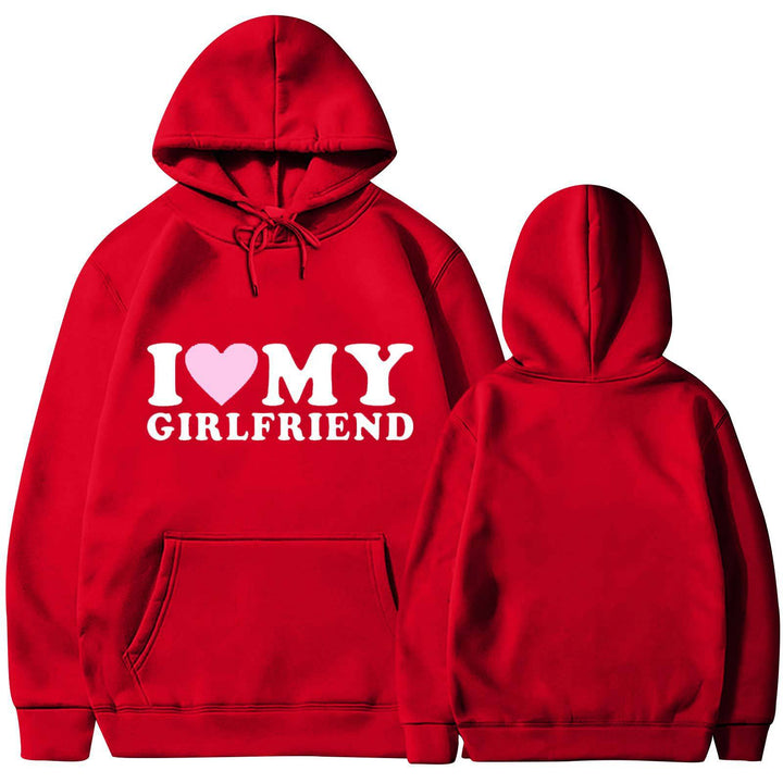 Kvinnors avslappnad hoodie med hjärtgrafik Mirla-Eva Jonsson