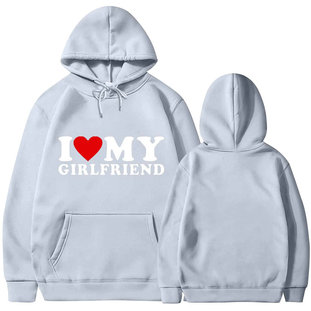 Kvinnors avslappnad hoodie med hjärtgrafik Mirla-Eva Jonsson