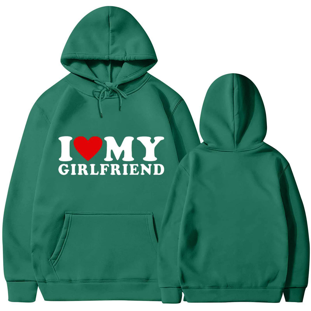Kvinnors avslappnad hoodie med hjärtgrafik Mirla-Eva Jonsson