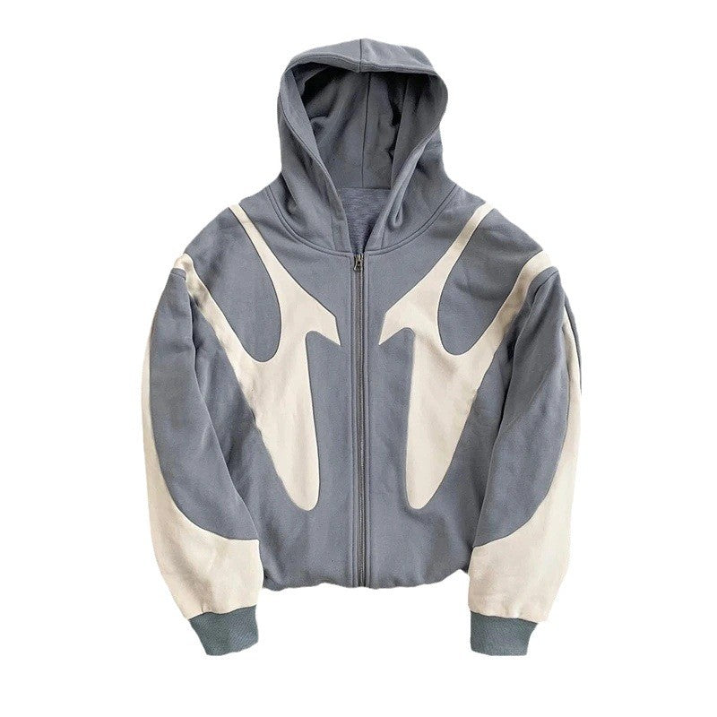 Kvinnors avslappnad hoodie med kontrasterande färgdetaljer och modern skärning Mirla-Eva Jonsson