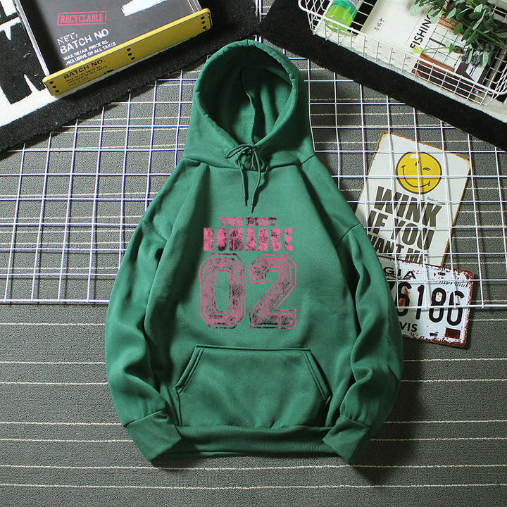 Kvinnors avslappnad hoodie med stiligt tryck Mirla-Eva Jonsson