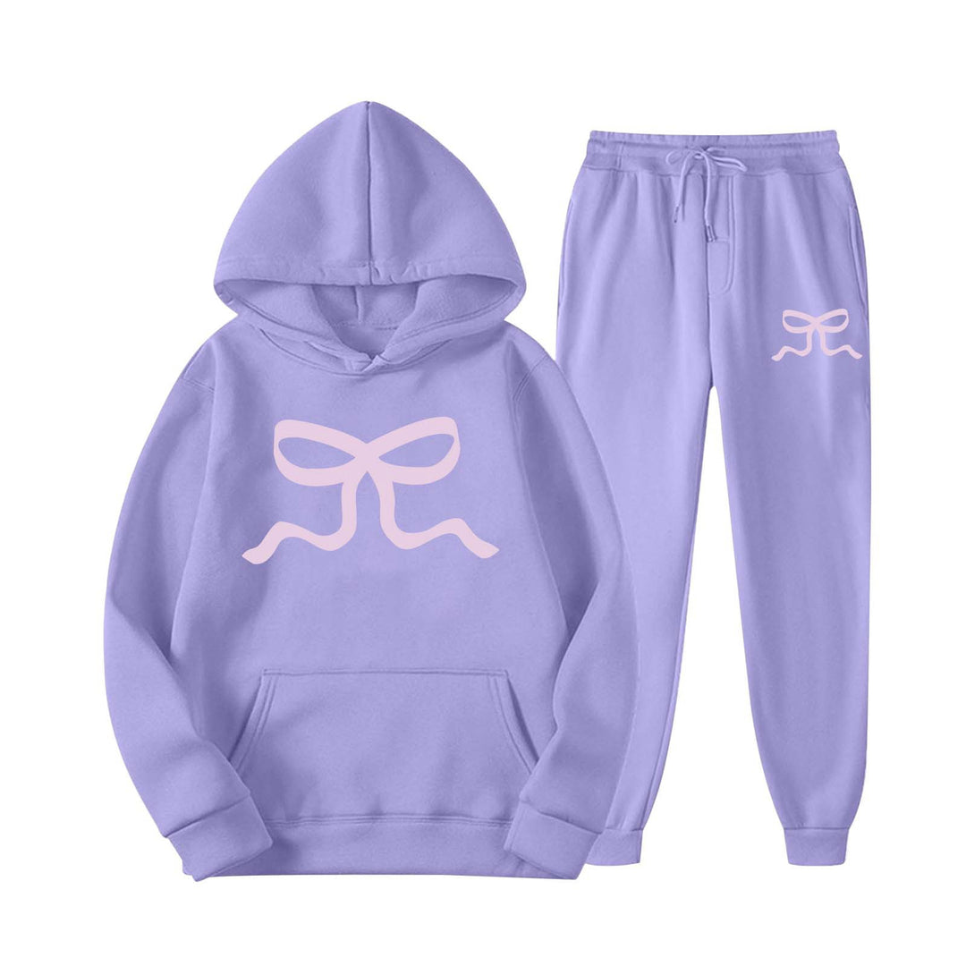 Kvinnors avslappnad hoodie och joggingbyxor set Mirla-Eva Jonsson