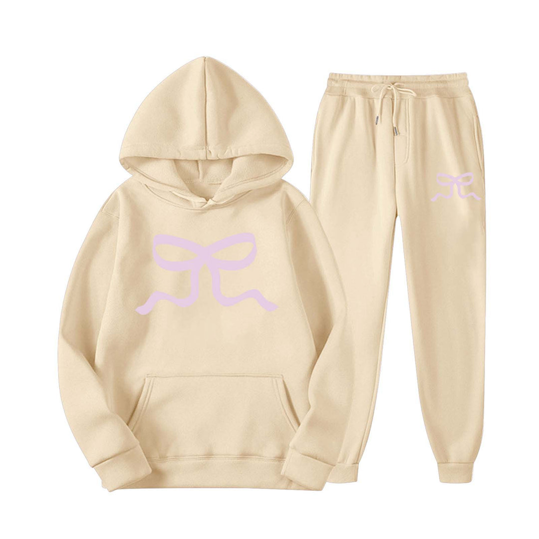 Kvinnors avslappnad hoodie och joggingbyxor set Mirla-Eva Jonsson