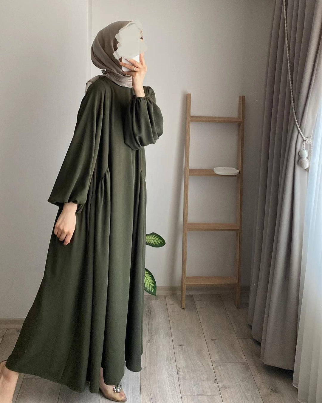 Kvinnors avslappnad maxi klänning Mirla-Eva Jonsson