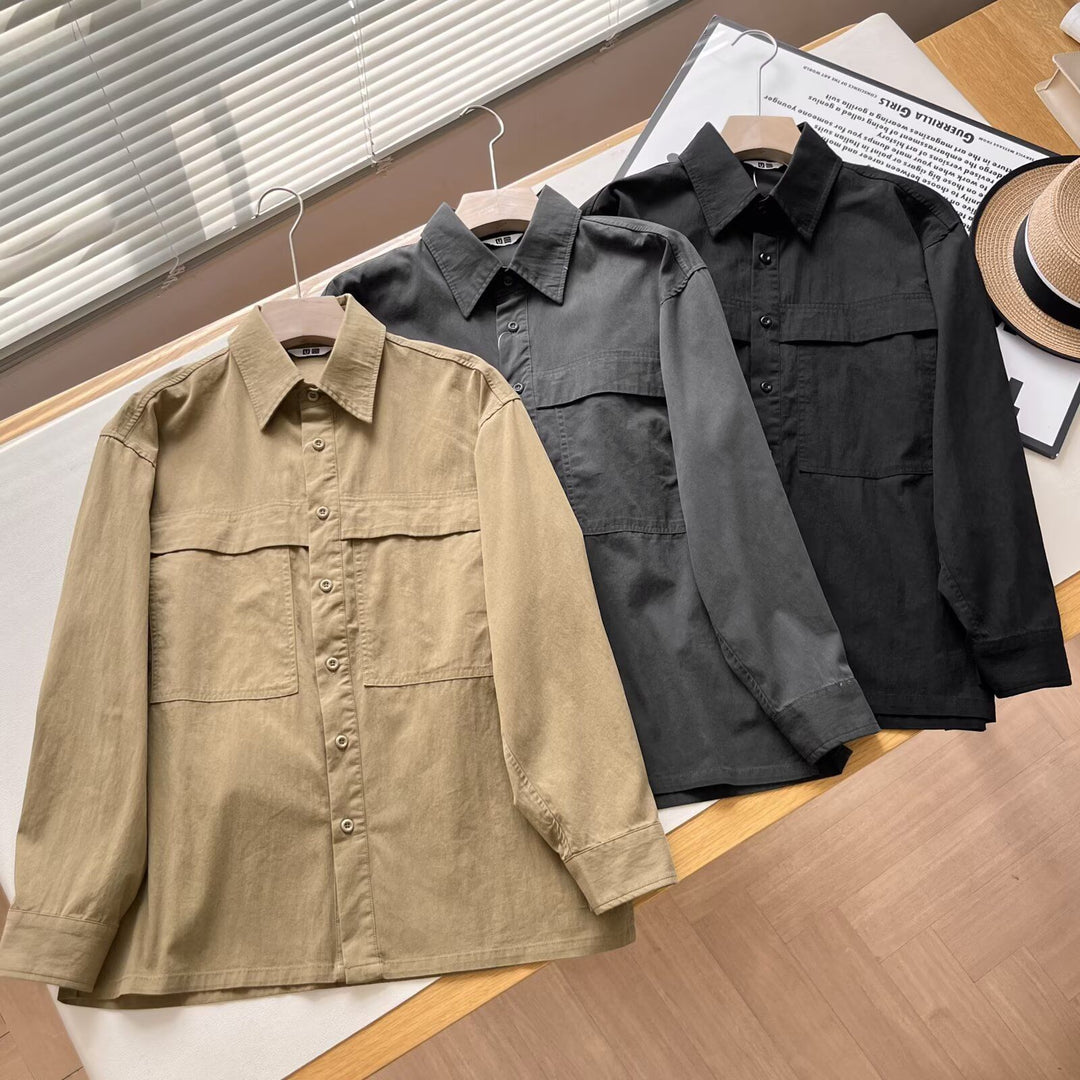 Kvinnors avslappnad overshirt med praktiska bröstfickor Mirla-Eva Jonsson