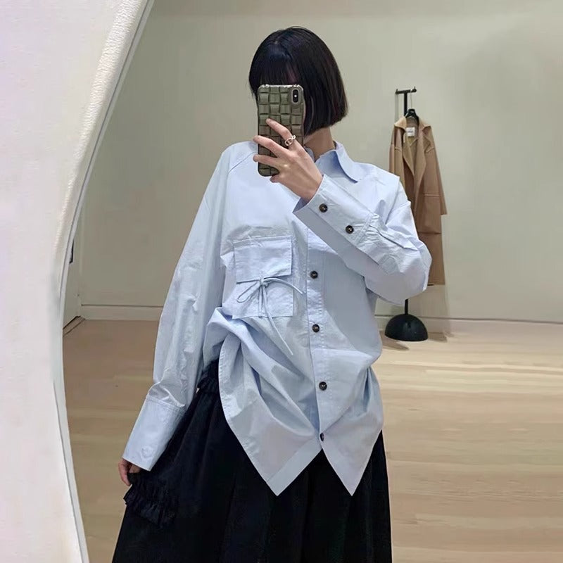 Kvinnors avslappnad oversize knäppblus Mirla-Eva Jonsson